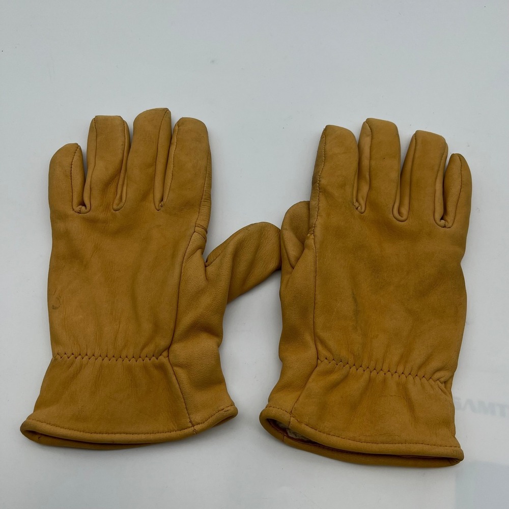 Vintage Banana Republic Genuine Deerskin Lined Work Glove USA Made - Large